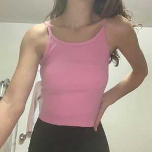 John Galt/Brandy Melville Bright Pink Tank Top